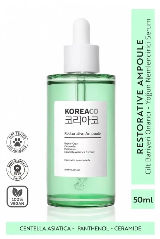 what is Koreaco - Restorative Ampoule | Serum | Pure Centella Asiatica | Panthenol  | 50 ml |