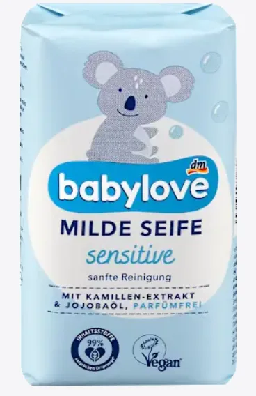 babylove Mild sensitive soap bar, 100 g
