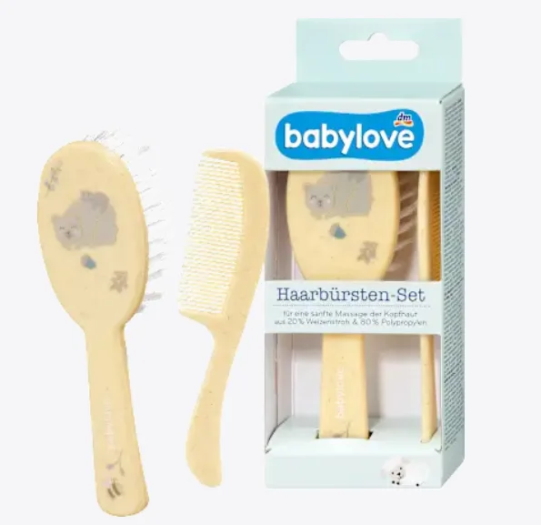 babylove Yellow bear brush set 2 pieces, 1 piece