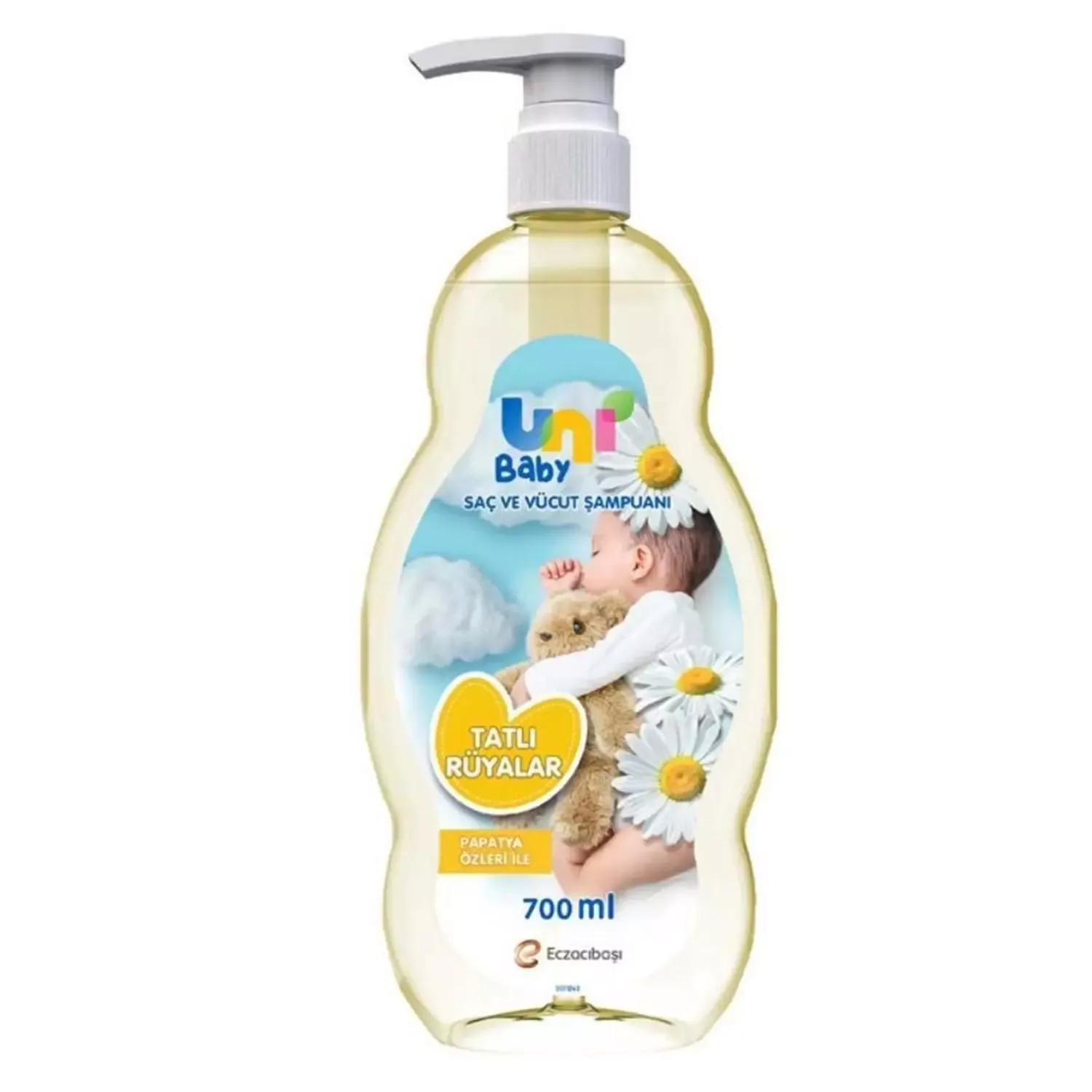 Uni Baby Bebek Saç ve Vücut Şampuanı 700ML Tatlı Rüyalar