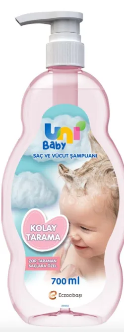 Uni Baby Easy-Comb Baby Hair and Body Shampoo 700 ml