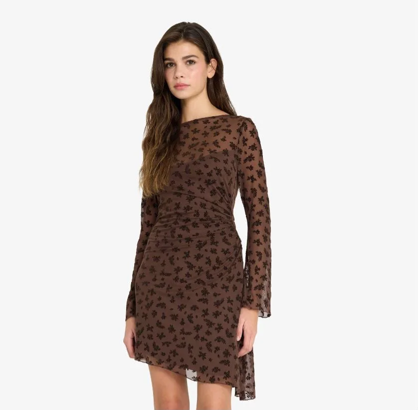 Size: S-Defacto Brown Women’s Mini Dress