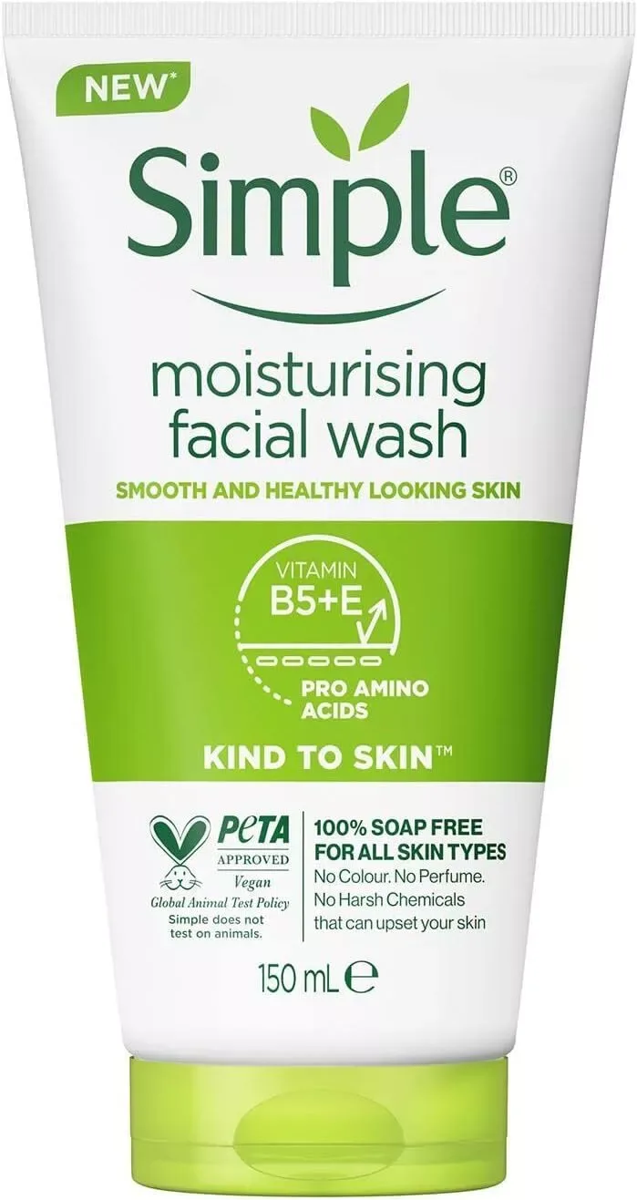 Simple Moisturizing Facial Wash 150ml