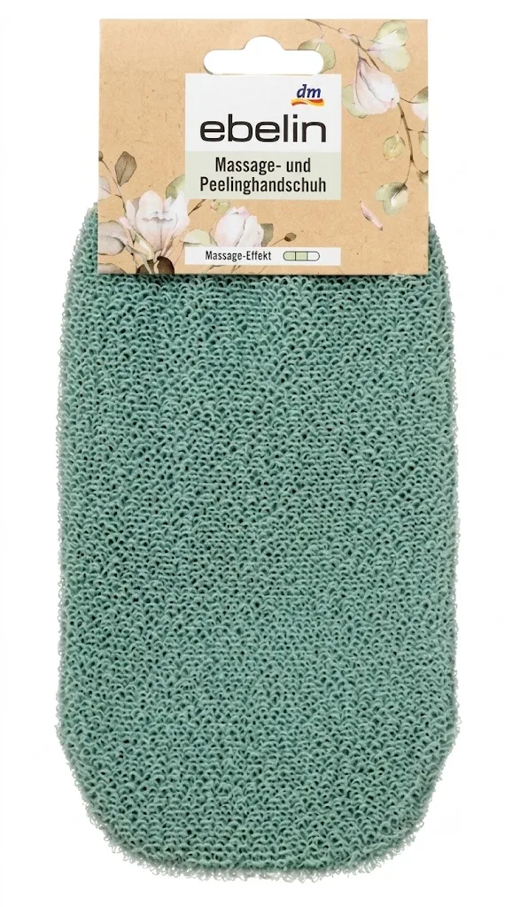 ebelin Massage and Peeling Hand Glove Mitten, 1 pc