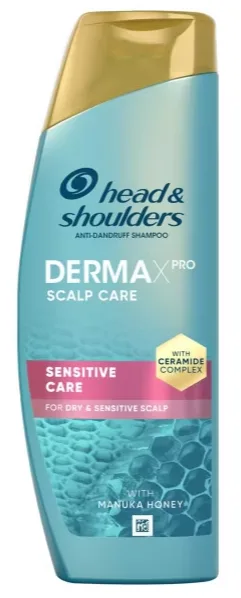 Head & Shoulders dermaXpro sensitive care anti dandruff shampoo 300ml with manuka honey