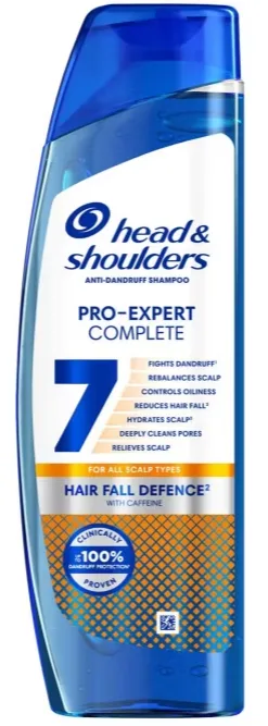 Head & Shoulders anti-dandruff shampoo pro-expert 7 hair fall defense with caffeine 300ml