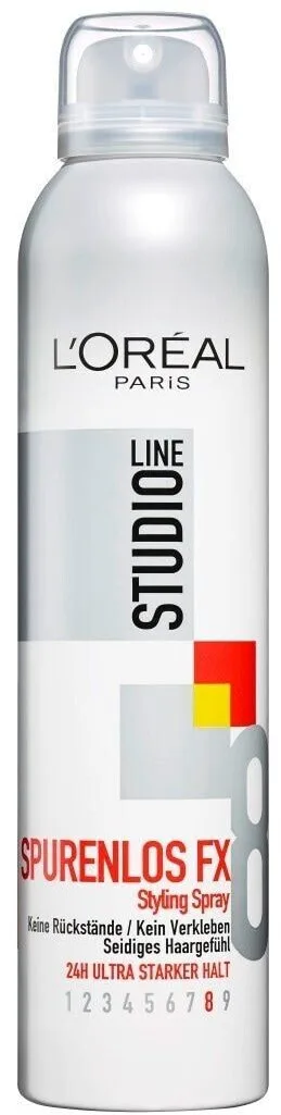 Loreal Paris Studio Line Traceless FX Hairspray, Ultra Strong Hold, 250 ml