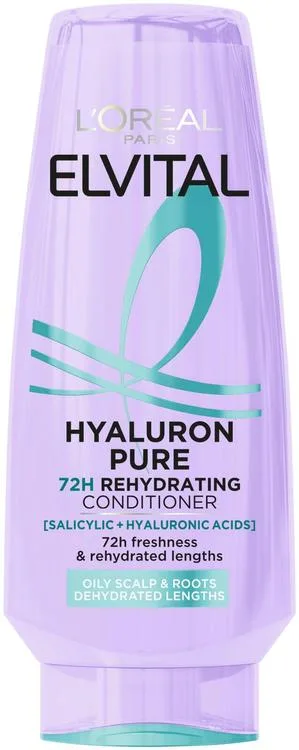 Loreal Paris Elvital Conditioner Hydra Hyaluronic Pure, 200 ml