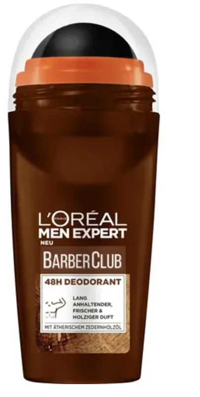 Loreal Paris Men Expert Barber Club 48h Deodorant Roll-On 50 ml