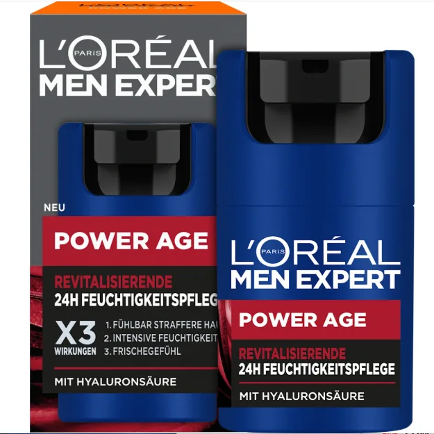 Loreal Paris Men Expert Power Age Facial Cream Revitalizing With Hyaluronic Acid 50ml