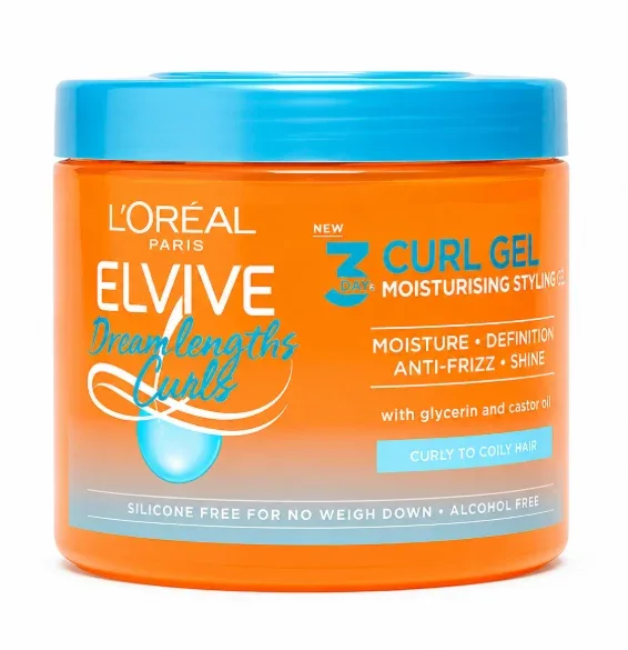Loreal Paris Elvital Dream Length Curls 3 Days moisturising styling Gel 400ml