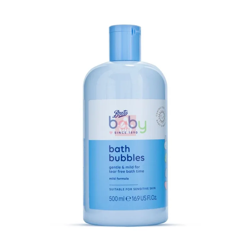 Boots Baby Bath Bubbles Shampo + Shower Gel - 500ml