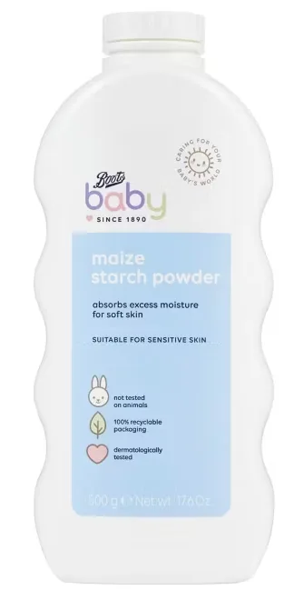 Boots Baby Maize Starch Powder 500g