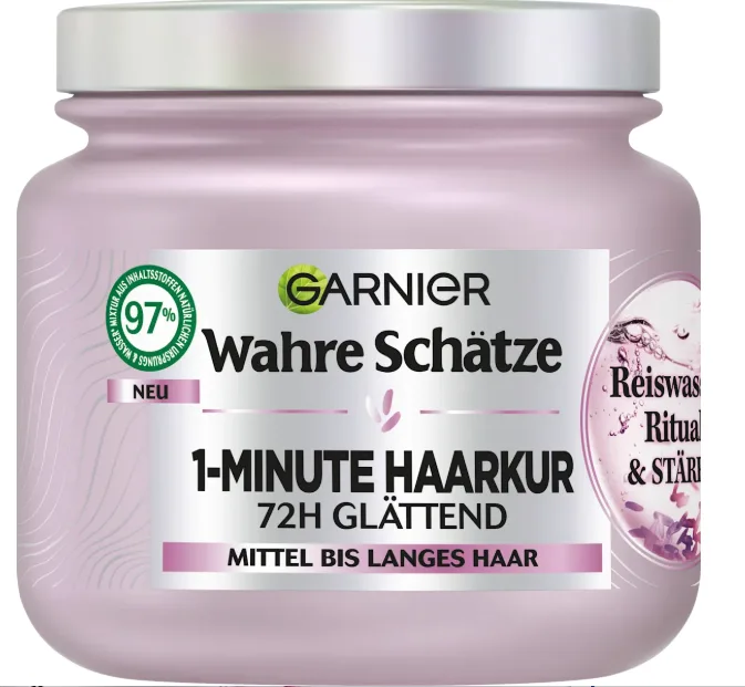 Garnier Hair Treatment 1-Minute Rice Water Ritual & Strength 340 ml