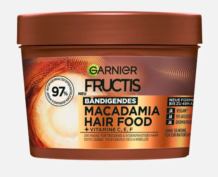 Garnier Fructis Macadamia Hair Food 3-in-1 Mask 400ml