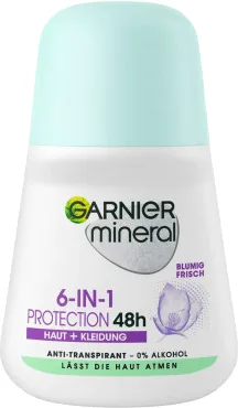 GARNIER mineral Antitranspirant Deo Roll-on Mineral Protection 5, 50 ml