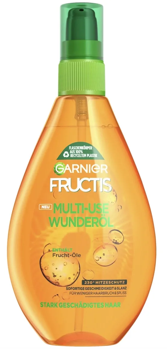 GARNIER FRUCTIS Miracle Oil heat protection spray, for severely damaged hair, 150 ml