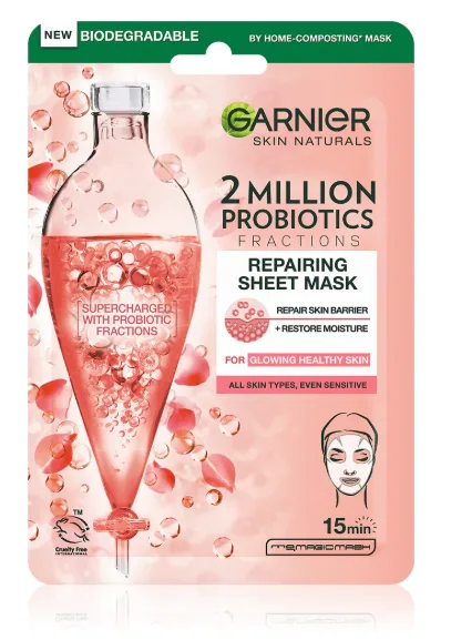 GARNIER Skin Naturals 2 milloin probiotics repairing sheet 22g