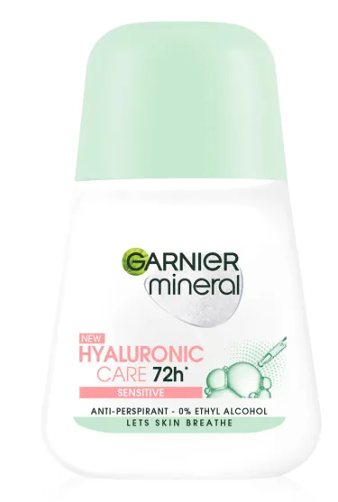 Garnier Mineral Hyaluronic Care Antiperspirant deodorant roll-on 72h