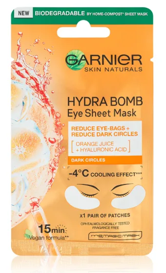 GARNIER Skin Naturals hydra bomb eye sheet mask 6g