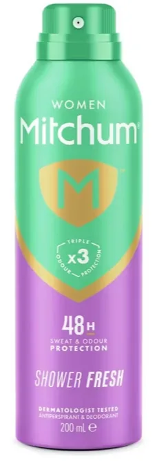 MITCHUM Women Triple Odor Defense Shower Fresh 200ml