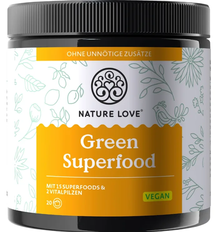 Green Superfood Pulver Nature Love