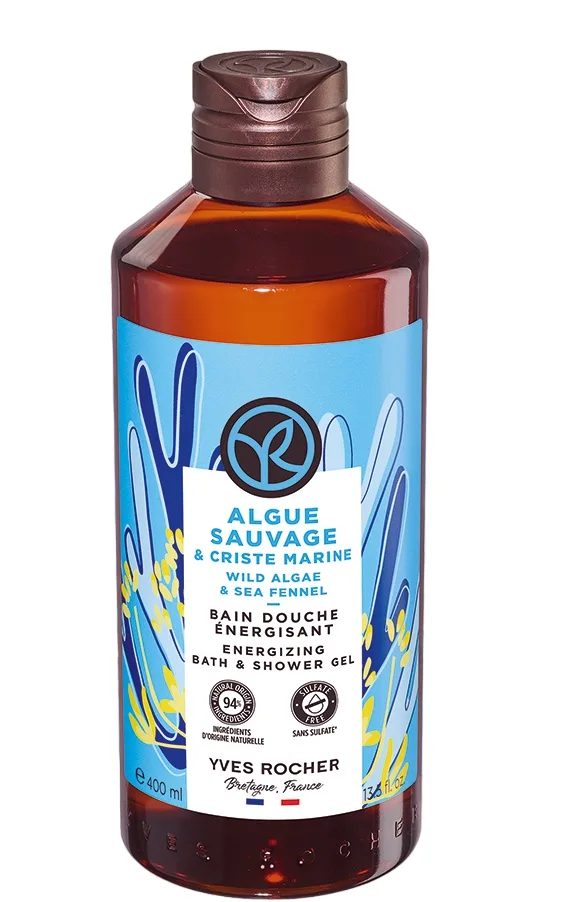 Yves Rocher Wild Algae & Sea Fennel Shower Gel 400 ml