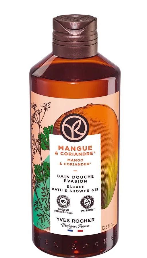 Yves Rocher Mango & Coriander Shower Gel 400 ml