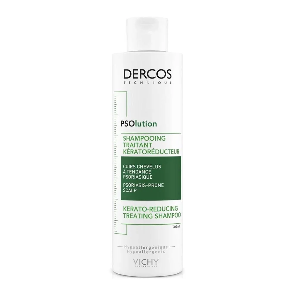 Vichy dercos psolution hypoallergenic shampoo for scalp with psoriasis 200 ml
