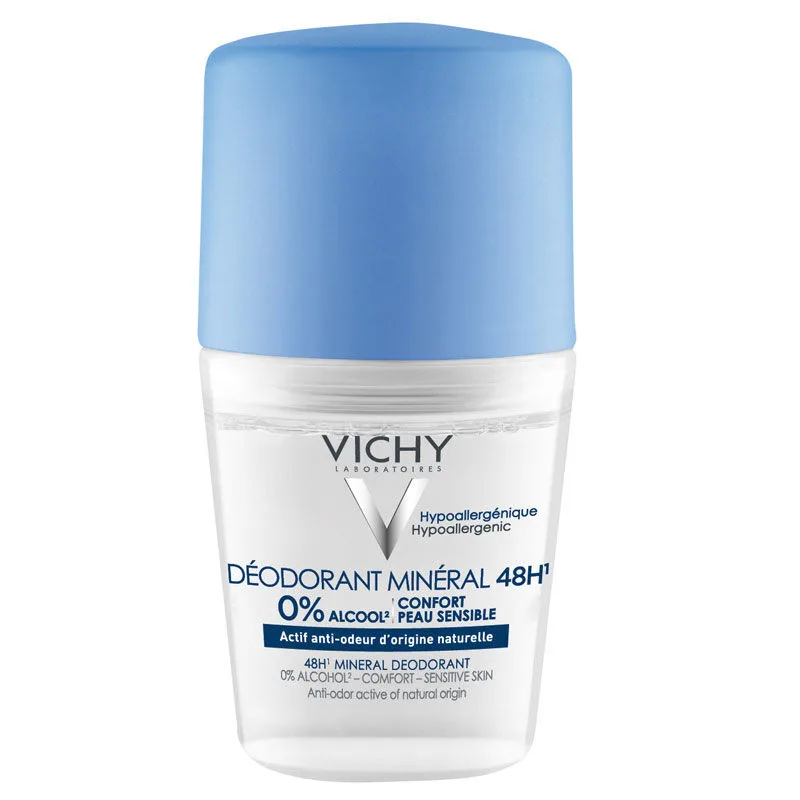 Vichy 48 hour mineral roll-on deodorant 50 ml