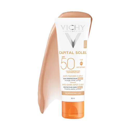 Vichy capital soleil tinted anti-dark spot 3-in-1 spf 50+ 50ml