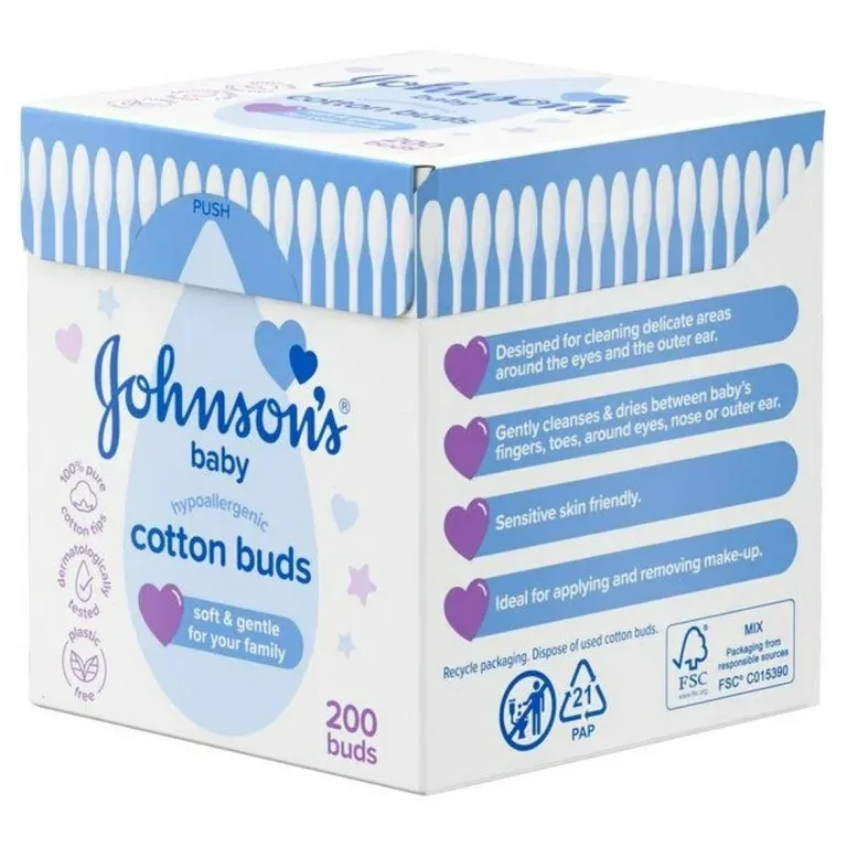 Johnson's Cotton Buds - 200 Pack