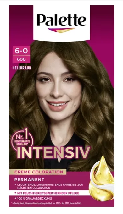 Palette Intensive Cream Coloration 6-0600 Light Brown