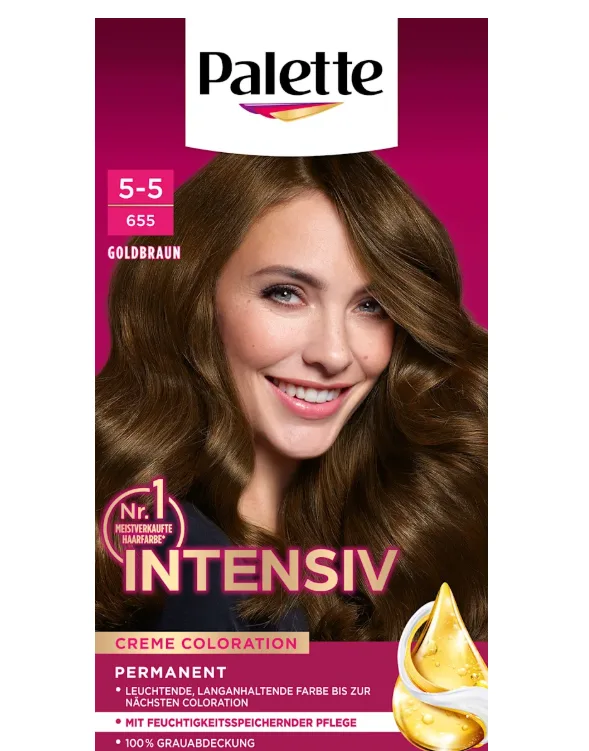 Palette Intensive Color Creme Hair color 5-5/655 Golden Brown