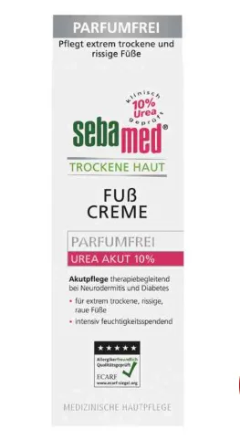 Sebamed Dry Skin Fragrance-Free Foot Cream Urea 10% – 100 ml