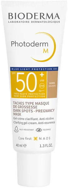 Bioderma photoderm M anti-dark spots protective cream spf 50+ shade golden 40 ml