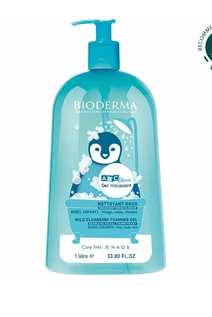Bioderma abcderm foaming gel cleansing gel 1 liter