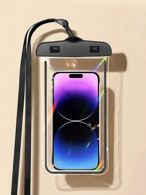 Night Luminous Waterproof Phone Case, Touch Screen Unlocking, Swimming, Drifting, Transparent Phone Bag, Sealed Phone Cover