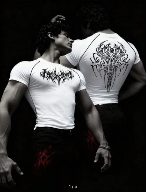 Size: S-Shein Men's Gym T-Shirt
