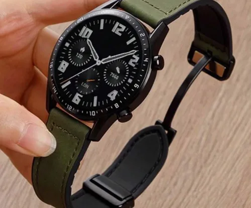 Size 20mm- Shein Green Band For Watch