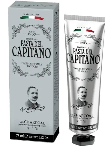 Capitano Pasta Del Charcoal Menthol & Fresh mint 75ml