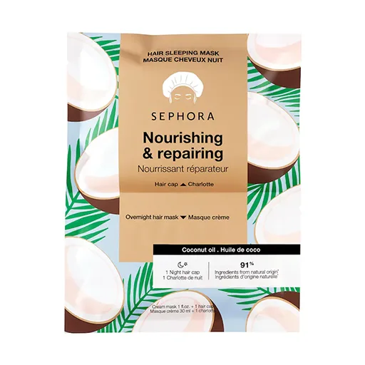 Sephora nourishing & reparing hair sleeping mask- cocco