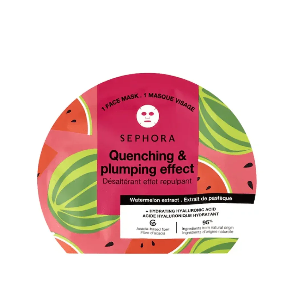 Sephora collection quenching & plumping watermelon face mask