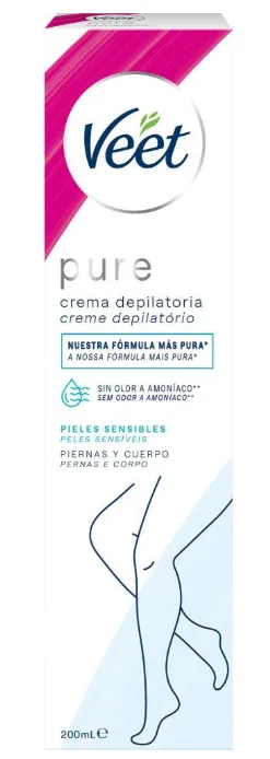 VEET pure crema vdepilatoria 200ml