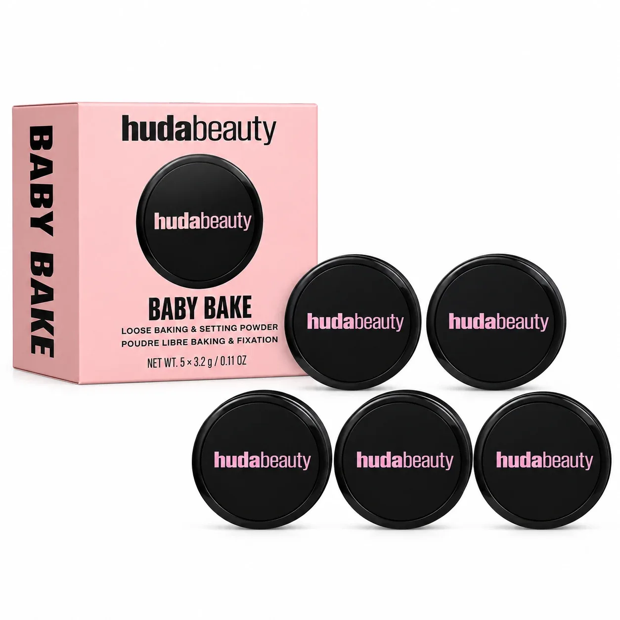 Huda Beauty 5 Pcs Mini Easy Bake Sponge Set