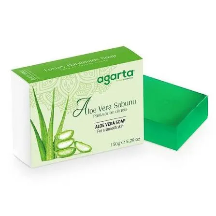 Agarta Repairing Effect 50% Aloe Vera Oz Natural Solid Soap 150 gr