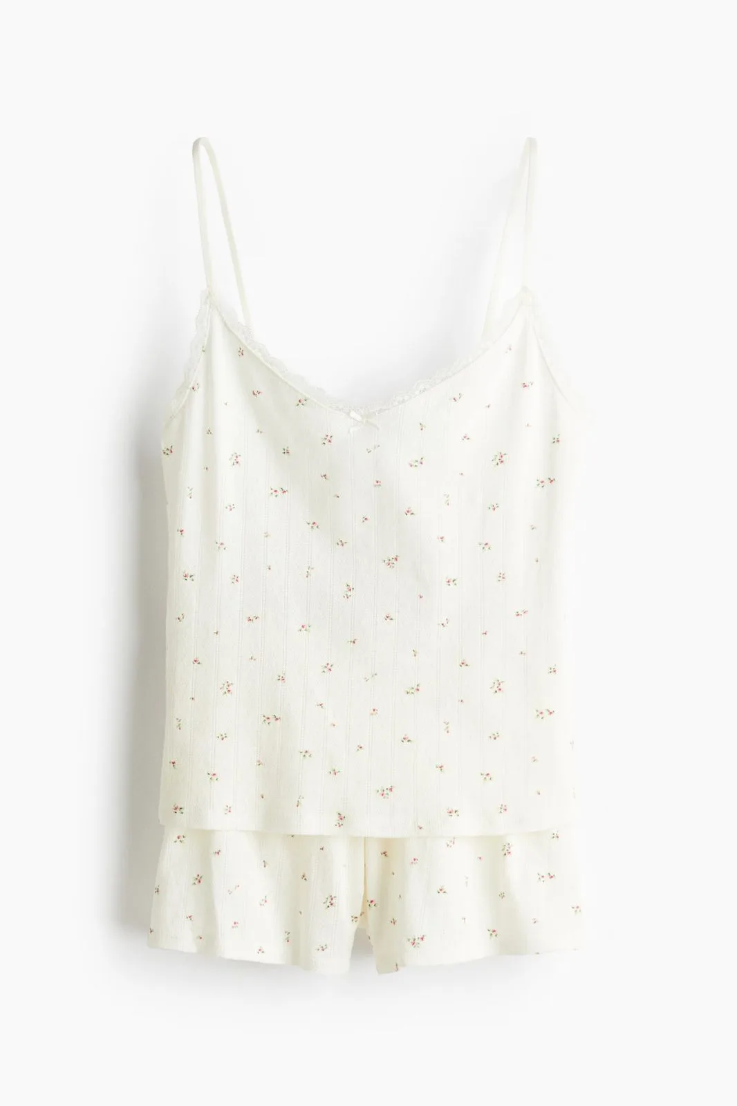 Size: L-H&M COTTON POINTELLE PYJAMAS