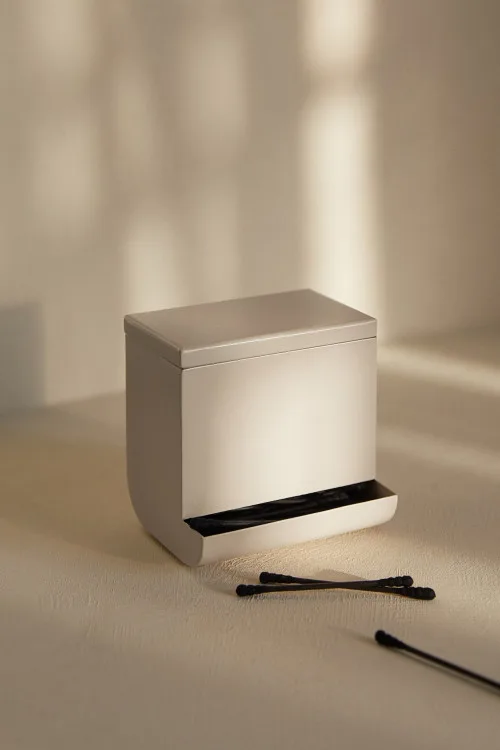 H&M metal cotton-bud dispenser