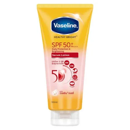 Vaseline Healthy Bright Body Serum UV Protection Lotion SPF50 300ml