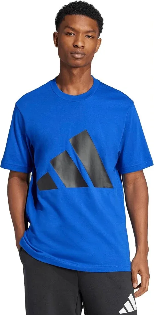 Size: M-adidas Men's 3-Bar Logo Graphic Cotton T-Shirt